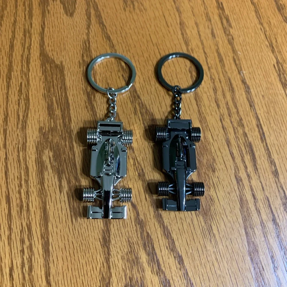 Formula 1 inspired keychains.
